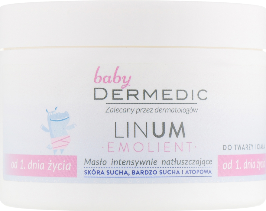 Масло для тела - Dermedic Emolient Linum Baby Ultra Rich Butter — фото N1