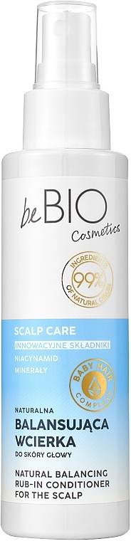 Натуральный балансирующий лосьон для кожи головы - BeBio Scalp Care Baby Hair Complex — фото N1