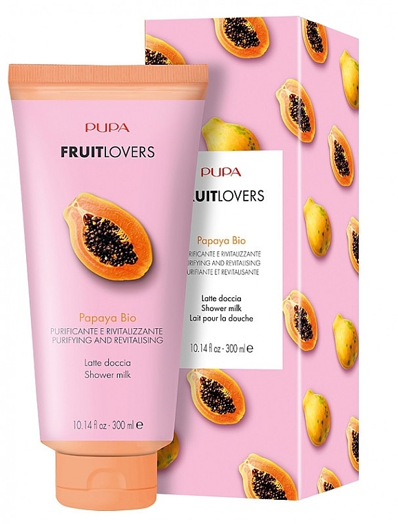 Молочко для душа "Папайя" - Pupa Fruit Lovers Shower Milk Papaya — фото N1