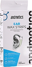 Восковые полоски для носа и ушей - Andmetics Ear Wax Strips Men — фото N1