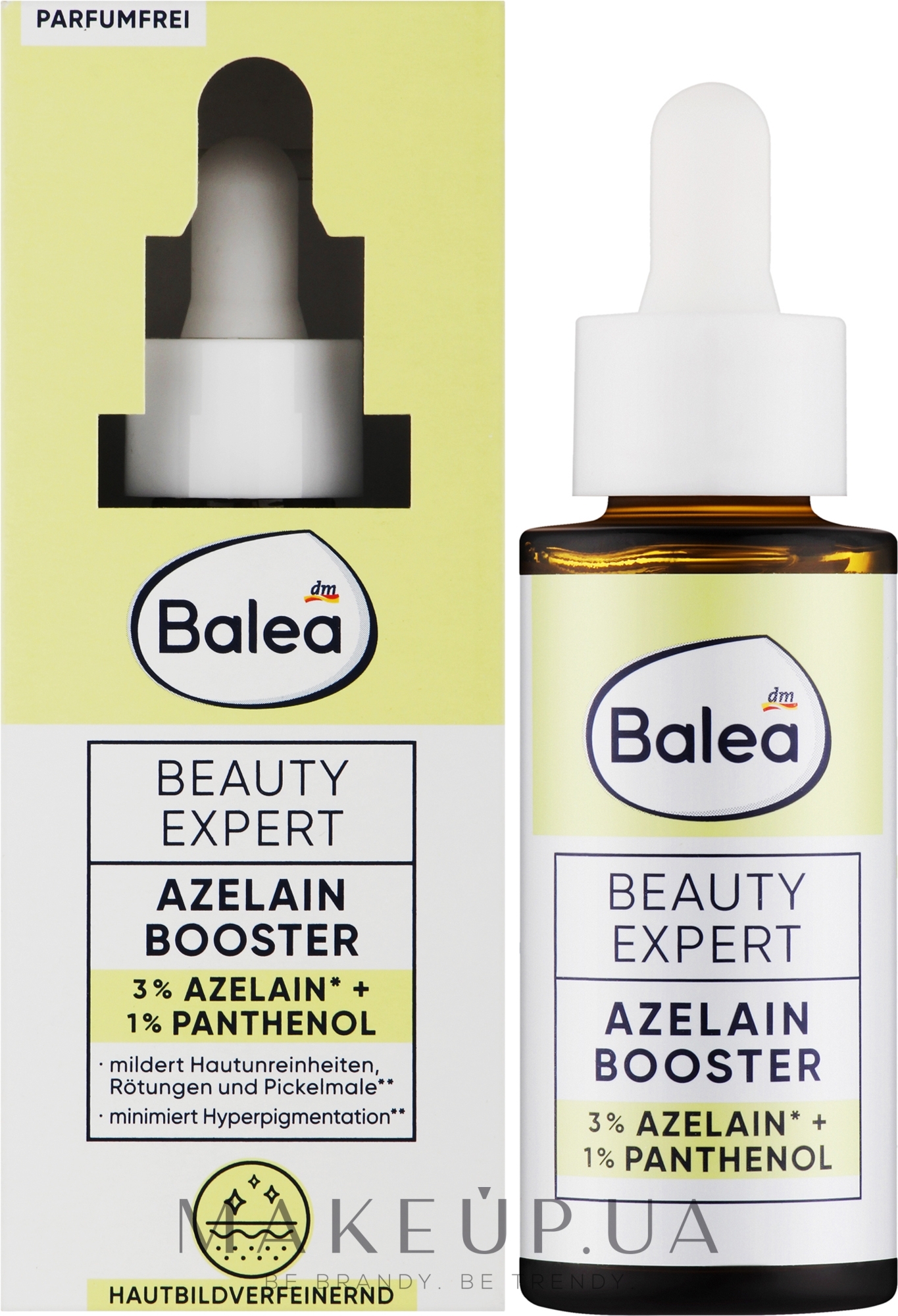 Сироватка для обличчя з 3% азелаїну та 1% пантенолу - Balea Beauty Expert — фото 30ml