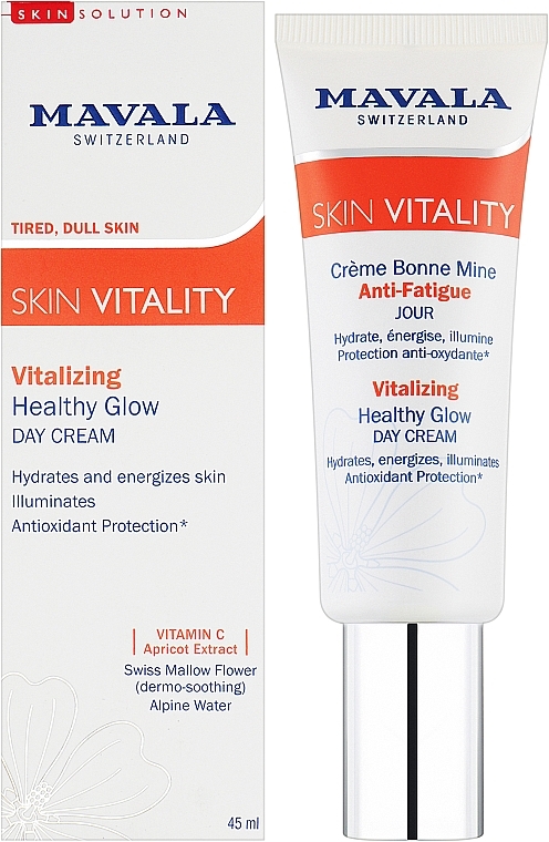 Стимулювальний денний крем для сяяння шкіри - Mavala Vitality Vitalizing Healthy Glow Cream — фото N2