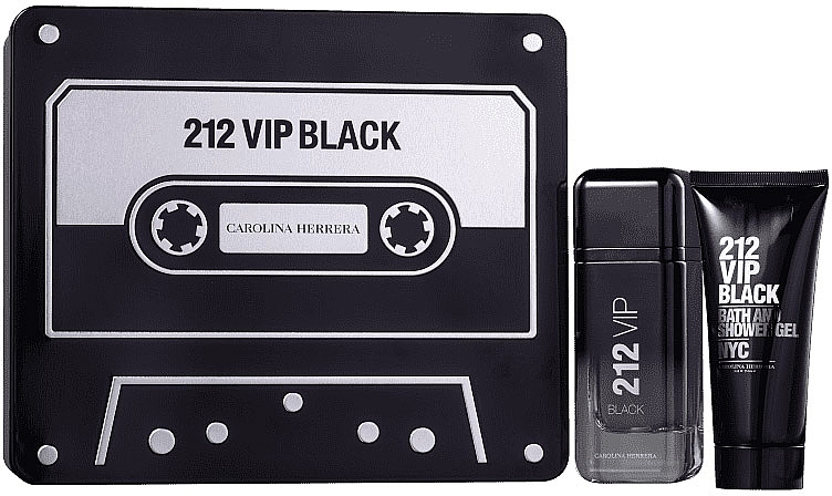 Carolina Herrera 212 Vip Black - Набір (edp/100ml + sh/gel/100ml) — фото N1