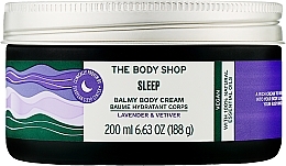 Парфумерія, косметика Крем-бальзам для тіла "Лаванда та ветівер". Спокійний сон - The Body Shop Sleep Balmy Body Cream