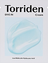 Духи, Парфюмерия, косметика Увлажняющий крем - Torriden Dive-In Low Molecule Hyaluronic Acid Cream (пробник)