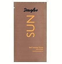 Салфетка для автозагара - Douglas Self Tanning Tissue Face & Body — фото N1