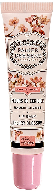 Бальзам для губ олія ши "Квітка вишні" - Panier des Sens Lip Balm Shea Butter Cherry Blossom — фото N1