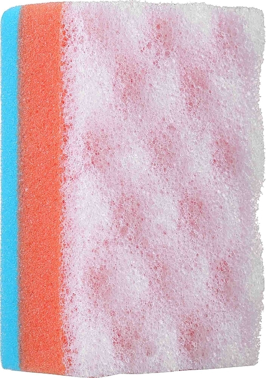 Прямоугольная губка для ванны, оранжево-голубая - Ewimark — фото N1