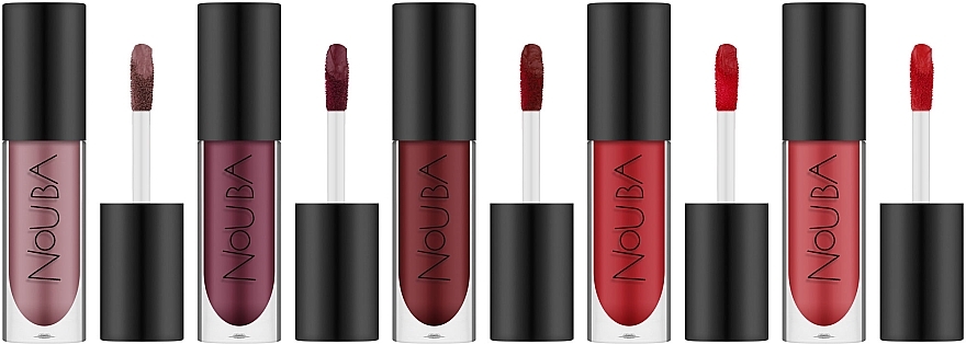 Набір №1 - NoUBA Millebaci Box Set 5 Kisses Experience (lipstick/5х3ml) — фото N2