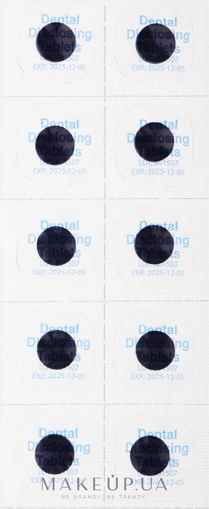 Таблетки для ідентифікації зубного нальоту, 250 шт. - TePe Plaq-Search — фото 250шт