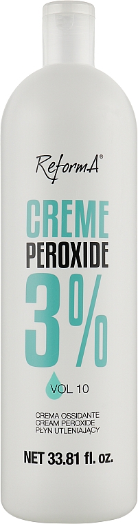 Крем-окислювач 3% - ReformA Cream Peroxide 10 Vol — фото N1