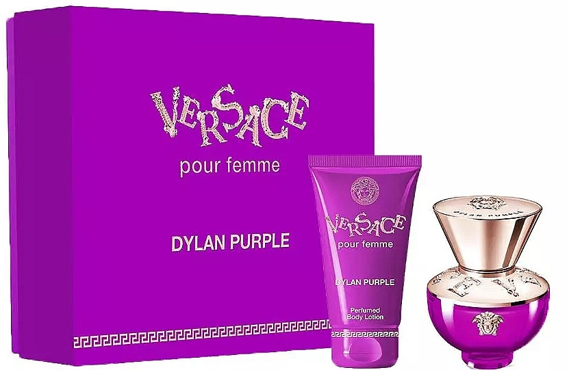Versace Dylan Purple - Набор (edp/30ml + b/lot/50ml)  — фото N1