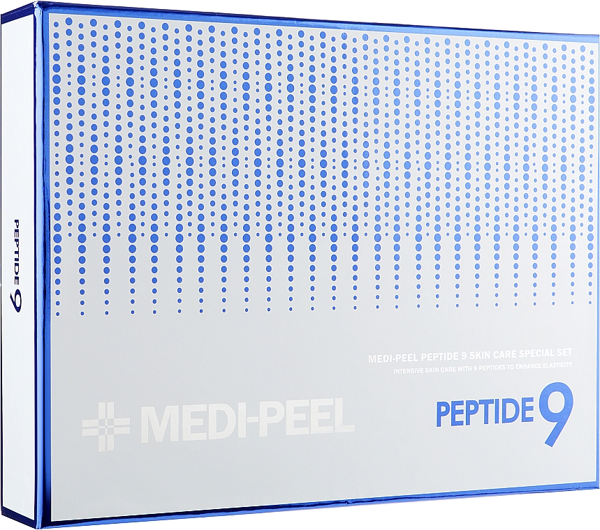 Набір - Medi Peel Peptide 9 Skin Care Special Set (toner/250ml+30ml + emulsion/250ml+30ml + cr/10g) — фото N1