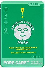 Парфумерія, косметика Маска для обличчя, яка звужує пори - Medius Ampoule Synergy Mask Pore Care Plus Mini