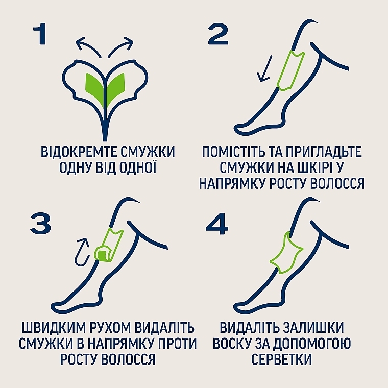 УЦІНКА Воскові смужки для депіляції для сухої шкіри, з алоє вера, 12 шт.  - Veet Professional * — фото N4