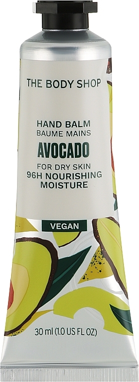 Крем-бальзам для рук "Авокадо" - The Body Shop Vegan Avocado Hand Balm — фото N1