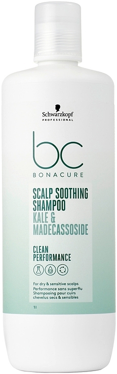 Успокаивающий шампунь для сухой и чувствительной кожи головы, склонной к раздражению - Schwarzkopf Professional Bonacure Scalp Soothing Shampoo — фото N3