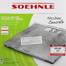 Весы напольные - Soehnle Style Sense Compact 300 Concrete — фото N2