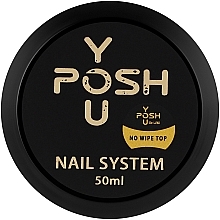 Финишное покрытие для гель-лака без липкого слоя - YouPOSH Rubber None-Wipe Top — фото N2