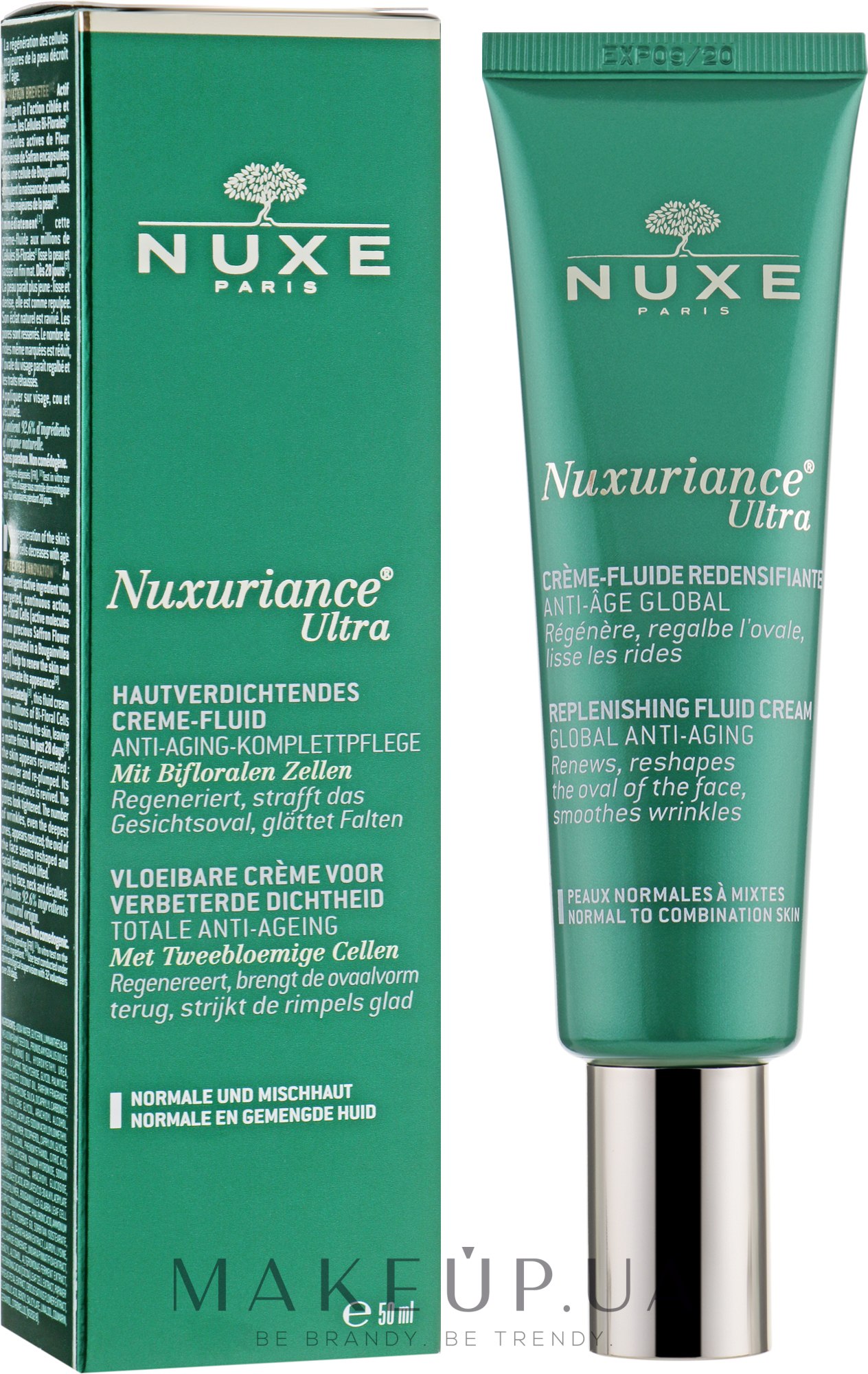 Укрепляющий флюид для лица - Nuxe Nuxuriance Ultra Creme Fluide — фото 50ml