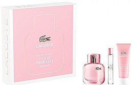 Духи, Парфюмерия, косметика Lacoste Eau de Lacoste L.12.12 Pour Elle Sparkling - Набор (edt/50/ml + edt/7,5/ml + sh/gel/50/ml)