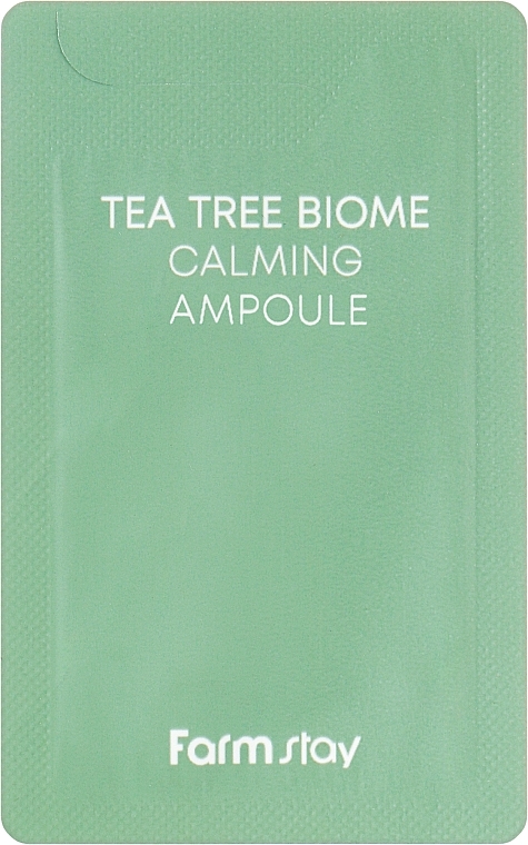 Успокаивающая ампульная сыворотка с экстрактом чайного дерева - FarmStay Tea Tree Biome Calming Ampoule (пробник)