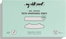Відбілювальні смужки - My White Secret Non Peroxide Teeth Whitening Strips — фото N2