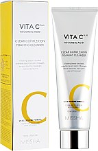 Очищающая пена для умывания - Missha Vita C Plus Clear Complexion Foaming Cleanser — фото N1