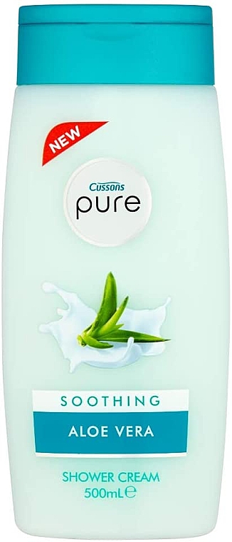 Крем-гель для душа - Cussons Pure Soothing Aloe Vera Shower Cream — фото N1