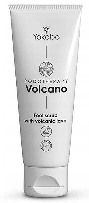 Дрібнозернистий скраб для ніг з вулканічною лавою - Yokaba Podotherapy Volcano Foot Scrub — фото N1