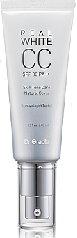 Освітлювальний СС-крем для обличчя - Dr.Oracle Real White CC крем SPF30 PA++ — фото N1