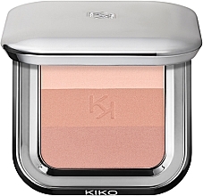 Духи, Парфюмерия, косметика Трёхцветные румяна - Kiko Milano Shade Fusion Trio Blush