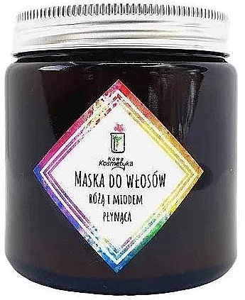 Маска для волос с розой и медом - Nowa Kosmetyka Rose & Honey Flowing Hair Mask — фото N1