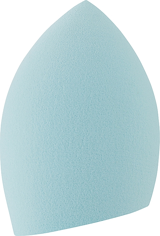 Спонж для макияжа каплеобразный с нижним срезом, NL-B37, голубой - Cosmo Shop Sponge