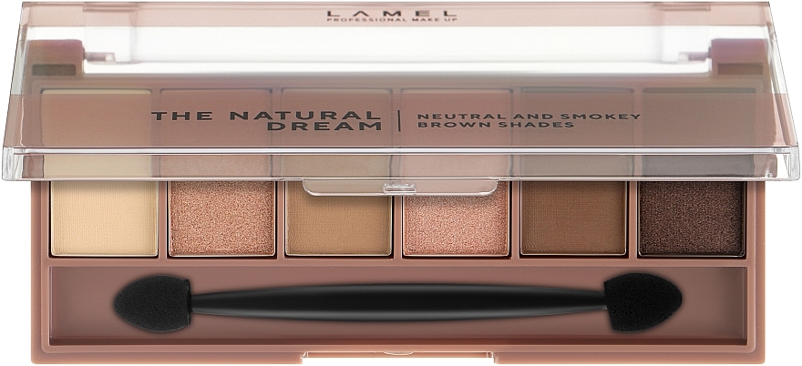 Палетка тіней для повік - LAMEL Make Up The Natural Dream Eyeshadow Palette — фото N1