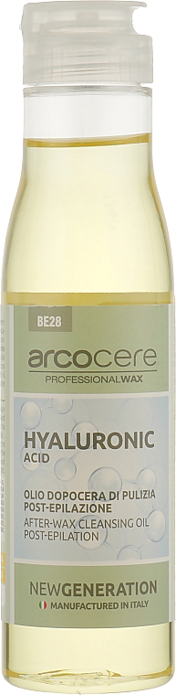 Очищающее масло после эпиляции с гиалуроновой кислотой - Arcocere Professional Hyaluronic Acid After Wax Cleansing Oil Post-Epilation