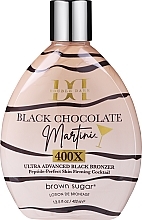 Крем для солярію з мега-темними бронзатами, зародками пшениці і пептидами - Tan Incorporated Martini 400X Double Dark Black Chocolate — фото N1