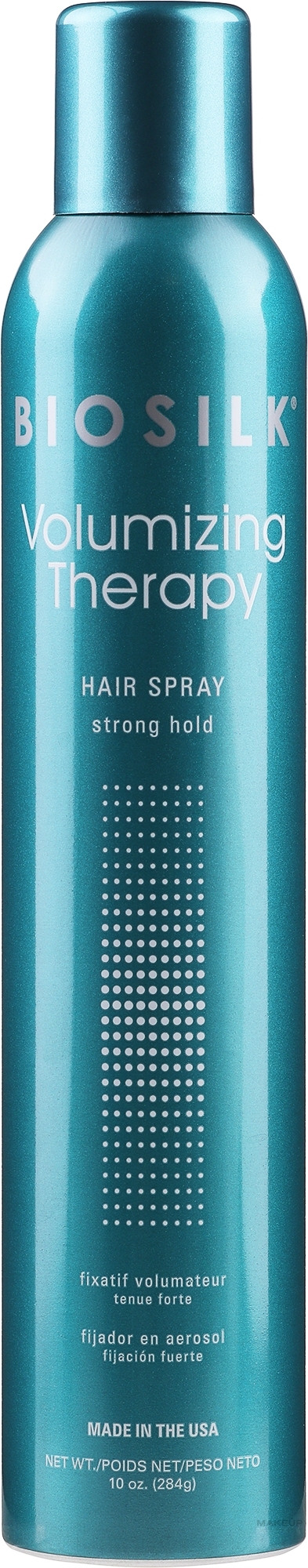 УЦІНКА Лак для волосся сильної фіксації - BioSilk Volumizing Therapy Hairspray Strong Hold * — фото 284g