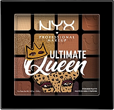 Палетка тіней для очей - NYX Professional Makeup Ultimate Queen Palette — фото N1