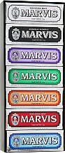 Дорожній набір зубних паст - Marvis 7 Flavours Box (toothpast/7x25) — фото N2