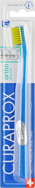Зубна щітка, темно-синя - Curaprox CS 5460 Ultra Soft Ortho — фото N1