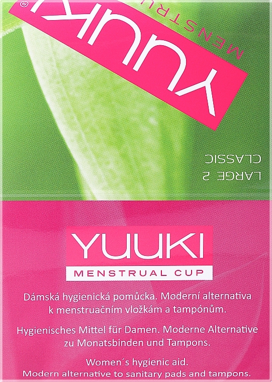 Менструальная чаша, размер L + контейнер для дезинфекции - Yuuki Classic Large 2 — фото N1
