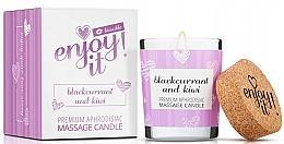 Свеча для массажа "Черная смородина и киви" - Magnetifico Enjoy it! Massage Candle Blackcurrant & Kiwi — фото N2