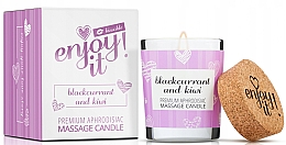 Свічка для масажу "Чорна смородина та ківі" - Magnetifico Enjoy it! Massage Candle Blackcurrant & Kiwi — фото N2