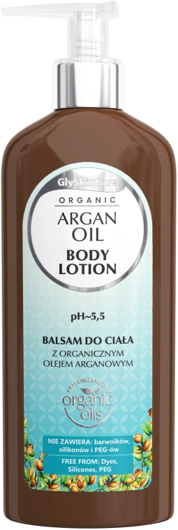 Бальзам для тіла з арганієвою олією - GlySkinCare Argan Oil Body Lotion — фото N1