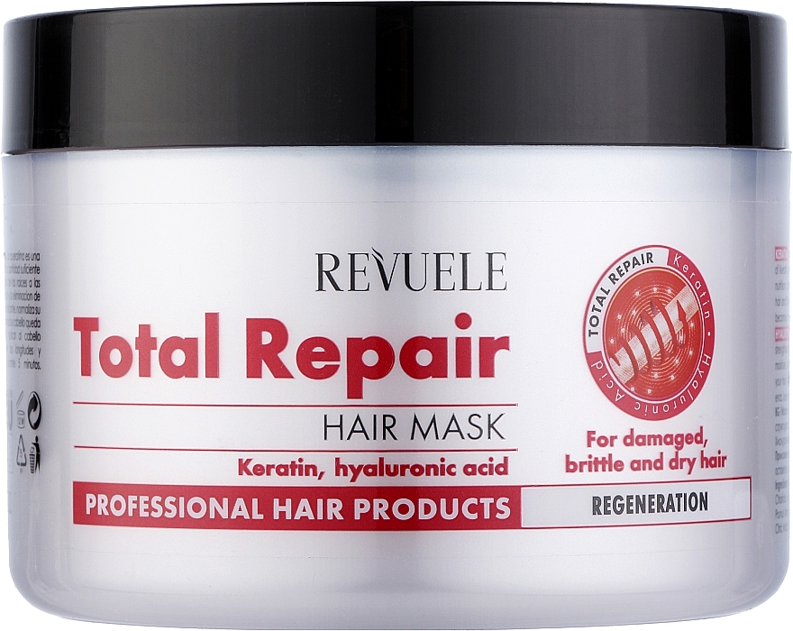 Відновлювальна маска для волосся - Revuele Total Repair Professional Hair Mask — фото N1