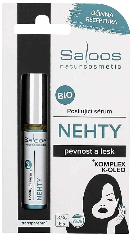 Зміцнювальна сироватка для нігтів - Saloos Bio Nehty Serum — фото N1