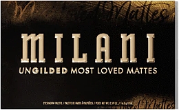 Палетка теней для век - Milani Ungilded Most Loved Mattes Eyeshadow Palette — фото N1