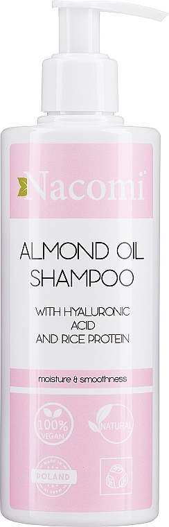 Шампунь для волос - Nacomi Almond Oil Shampoo — фото N1
