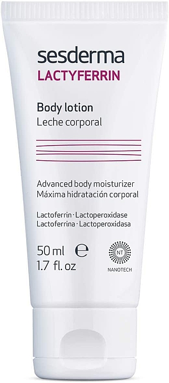 Молочко для тіла - SesDerma Laboratories Lactyferrin Body Milk — фото N1